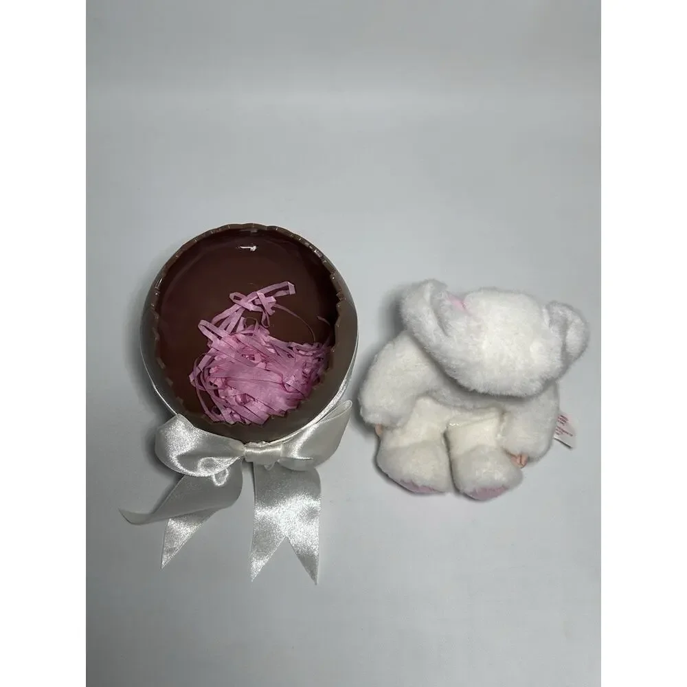 Anne Geddes Baby Bunny in Chocolate Easter Egg Figurine Collectible Easter